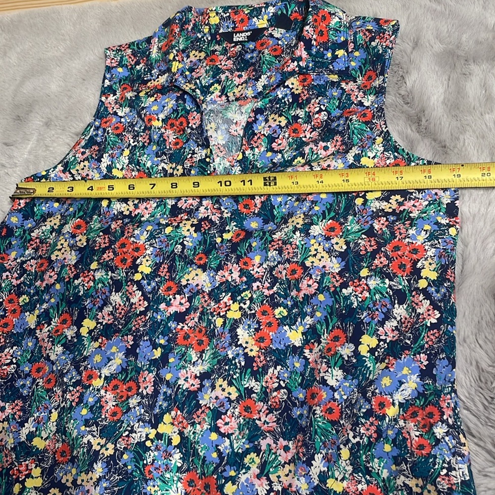 Lands' End Multicolor Floral Dress. NWOT - Picture 3 of 8